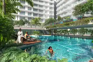 Swimming Pool With Deck