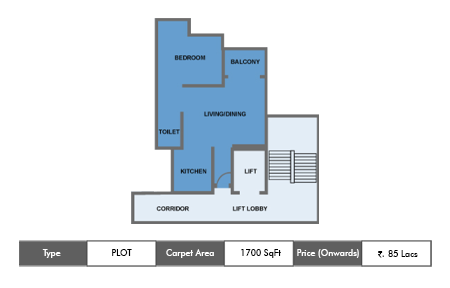 Plot-1700 SqFt
