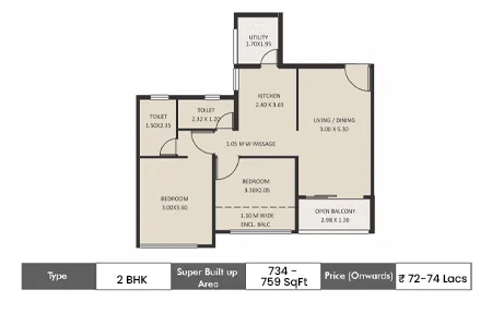 2 Bhk