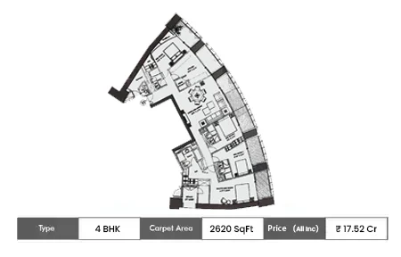 4 BHK 2620 SqFt