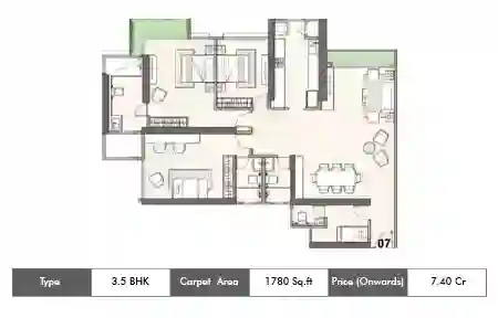 3.5 BHK 1780