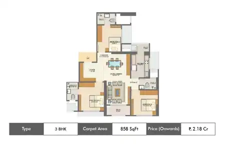 3 BHK-858