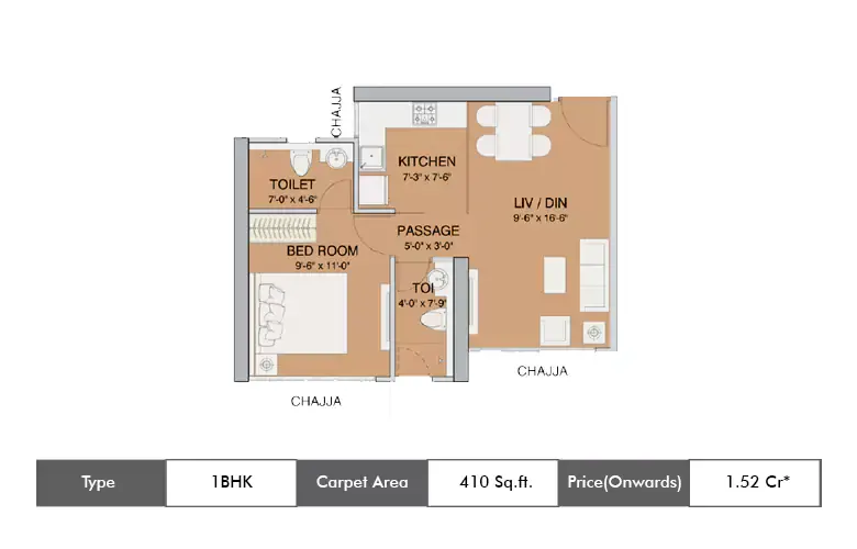 1 BHK-410