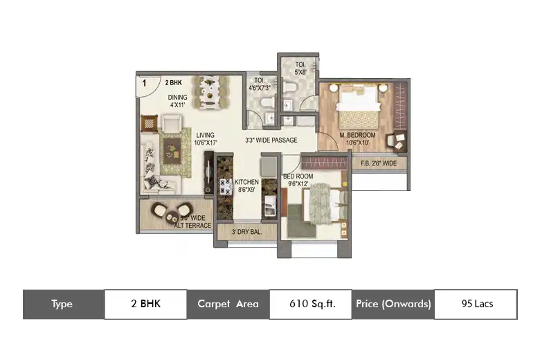 2 BHK-610 