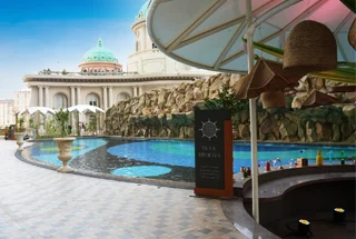 Sunken Bar With Pool