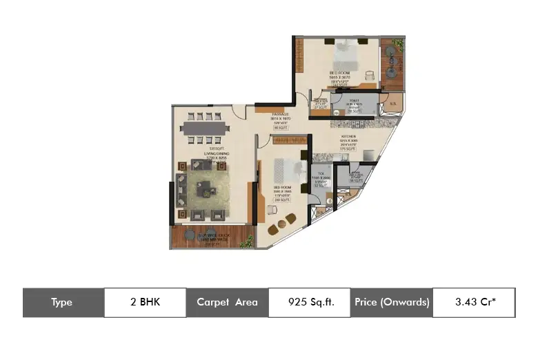 2 BHK-925