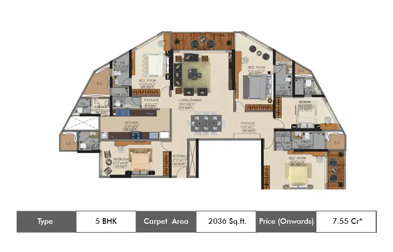 5 BHK-2036